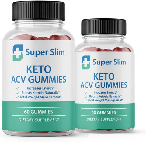 Zonata - Super Slim Gummies de Ursinhos, 120 Unidades, 2 Meses de Fornecimento – Super Slim Ketos