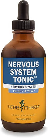 Fórmula Herbal Líquida Tônica para o Sistema Nervoso – Fortalece e Acalma – 120 ml - Herb Pharm