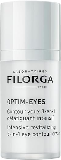 Filorga Optim-Eyes Creme para os Olhos, Tratamento 3 em 1 Revitalizante para Redução Rápida de Olheiras e Rugas – 15ml