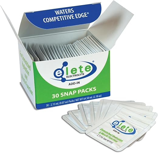 Elete Citrilyte Add-in - elete Snap Packs | Aditivo Eletrolítico para Hidratação | Sódio, Magnésio, Potássio | 10ml/g