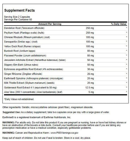 Detoxilean 120 Cápsulas – Fórmula Detox Avançada para Desintoxicação – 120 Cápsulas - Swanson