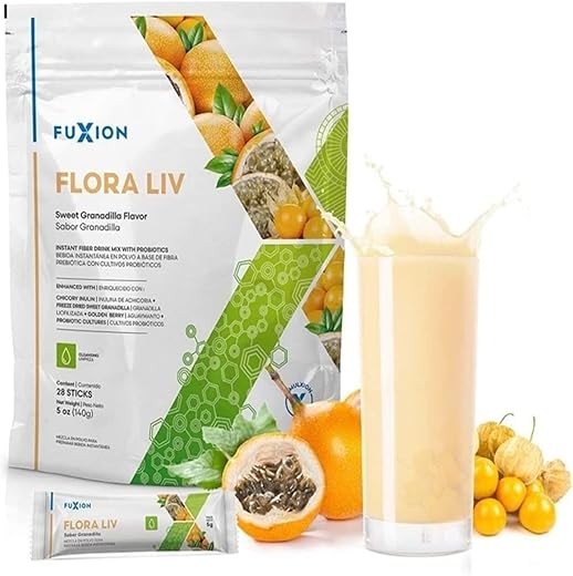 Kaxilu - FuXion Health Products: Flora Liv – 28 Sticks | Saúde e Bem-Estar | 28 Sticks | Flora Liv | Fórmula Natural | Energia e Vitalidade | Aumente sua Imunidade | 28 Sticks | FuXion