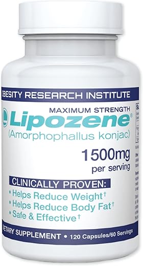 MEGA – 120 Cápsulas, Maior Tamanho Disponível – Supressor de Apetite | Lipozene – 120 Cápsulas, Maior Tamanho – Supressor de Apetite - Lipozene