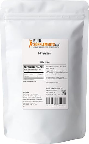 com L-Citrulline em Pó – Suplemento de Citrulina, 3000mg de L-Citrulline em Pó, Sem Sabor – 3000mg de L-Citrulline em Pó, Unflavored – 3000mg de L-Citrulline em Pó, Sem Sabor – BulkSupplements.com - BulkSupplements