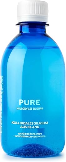 GeoSilica Iceland - Pure – Suplemento Mineral de Sílica Geotérmica Natural | Sem aditivos | Livre de conservantes | pH 8,5 | Marca Pure
