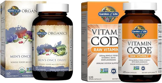 Organics – Multivitamínico Masculino 60 Comprimidos | Saúde e Bem-Estar - Garden of Life
