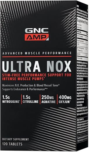 AMP Ultra Nox: Potente Pré-Treino para Energia e Desempenho (500g) - GNC