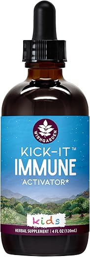 Herbs Kick-It Immune para Crianças – Suporte Imunológico para Crianças, Defesa Imunológica Herbal - WishGarden