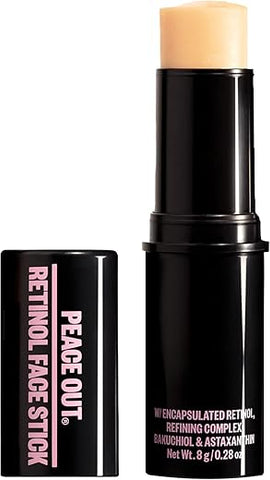 Skincare Retinol Face Stick – Reduza Linhas Finas, Rugas e Textura Irregular com Retinol Encapsulado 3% (8g) - PEACE OUT