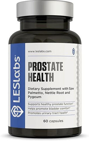 Prostate Health – Suporte para Próstata, Saúde do Trato Urinário, Menos Visitas ao Banheiro - LES Labs