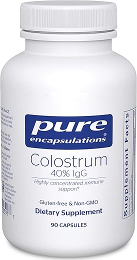 Colostrum | Suporte Imunológico Altamente Concentrado com 40% de IgG | 90 Cápsulas - Pure Encapsulations