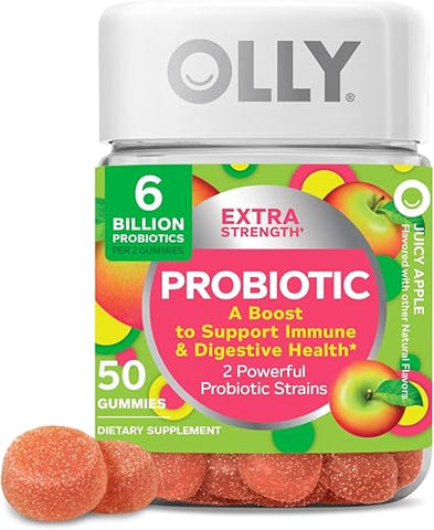 Gummy Probiótico Extra Forte Mastigável – 60 gummies - OLLY