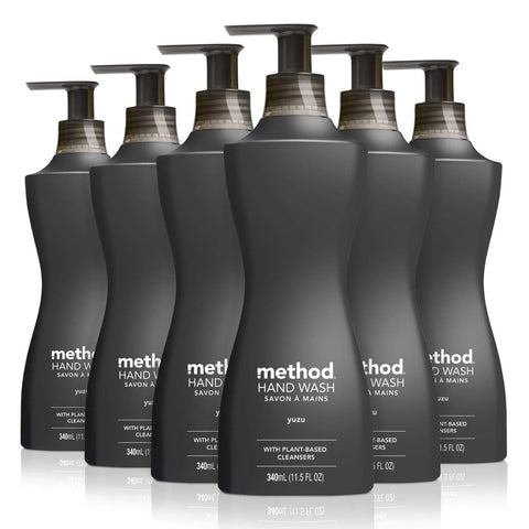 Gel Hand Wash Yuzu – Fórmula Biodegradável 11.5 fl oz (Pack com 6)  Method - Method