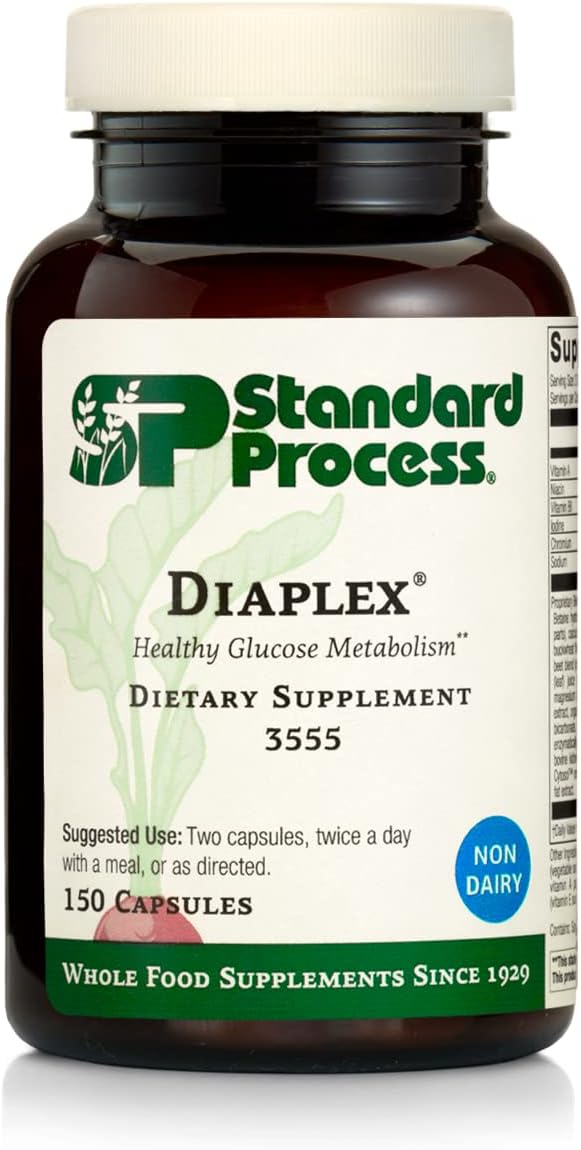 Standard Process Inc. - Standard Process Diaplex – Suporte para Vesícula Biliar com Pepsina, Betaina HCl, Proteína de Soja – 150 Cápsulas