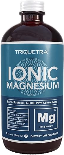 Triquetra Health - Magnésio Líquido | 240 ml – Cloreto de Magnésio Iônico, Mais Alto