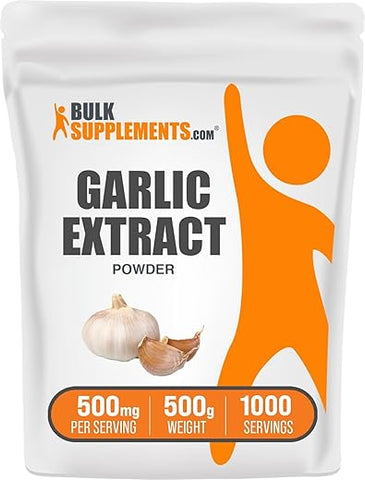 com Extrato de Alho em Pó – Suplemento de Alho, Pó de Alho, Allium Sativum – Herbal - BulkSupplements