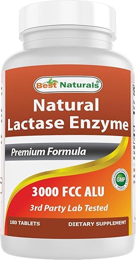 Best Naturals - Melhor Naturals Tablete de Enzima Lactase de Ação Rápi ...