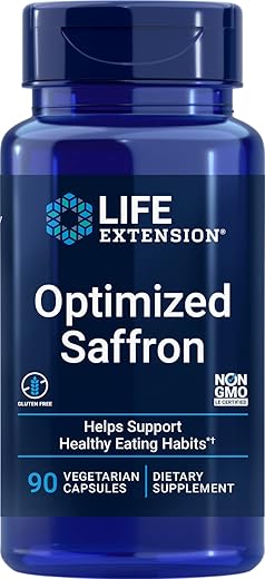 Saffron Extract with Satiereal – 90 Cápsulas Vegetais, 88.25 mg - Life Extension