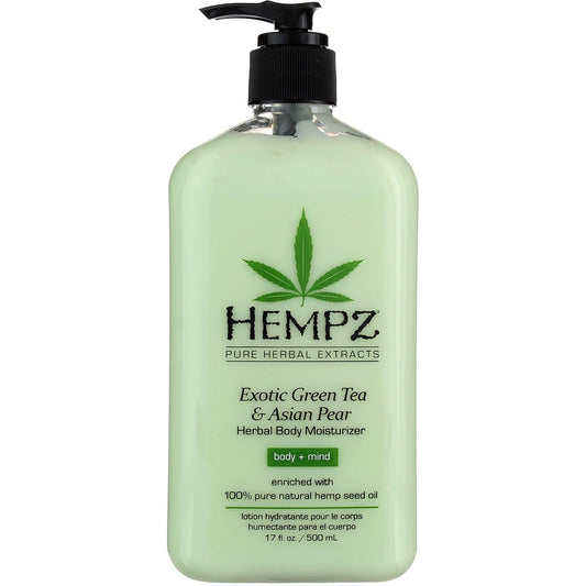 Body Moisturizer Chá Verde e Pera Asiática 500ml (Pack com 2) - Hempz