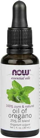 NOW Foods - Óleo de Orégano NOW FOODS 25%%, 30ml – Potencialize sua saúde com o melhor óleo de orégano