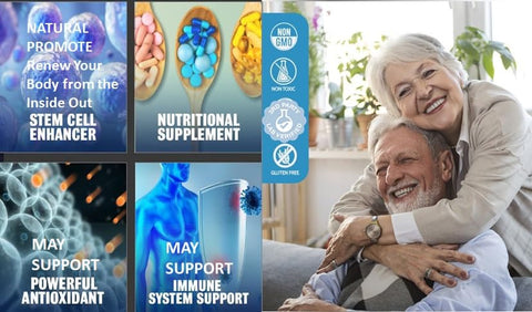 VITAMISAN - Celulas Madres 4 Frascos, 1000mg Stem Cell Plus, 480 Cápsulas Sem GMO, Sem Glúten | 4 Frascos, 1000mg Stem Cell Plus, 480 Cápsulas | Celulas Madres 1000mg Stem Cell Plus, 480 Cápsulas | Celulas Madres Stem Cell Plus 1000mg, 480 Cápsulas