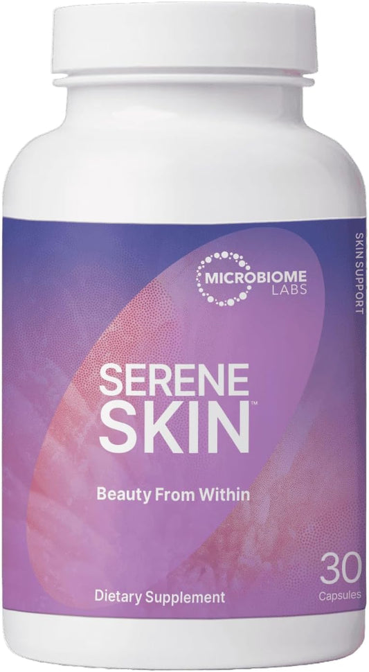 SereneSkin – Complexo Probiótico à Base de Esporos com Vitamina K2 MK7 para Clareza da Pele - Microbiome Labs