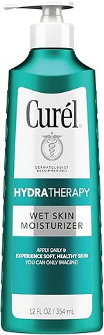 Hydra Therapy Loção de Banho, Hidratante para Pele Seca ou Extra-Seca, com Complexo Avançado de Ceramidas, 360 ml, Pacote com 2 unidades - Curel
