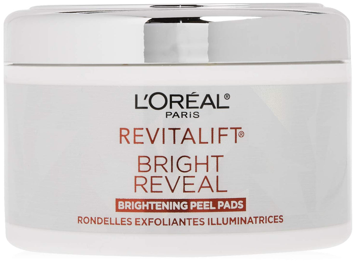 L'Oreal Paris - L’Oréal Paris Revitalift Bright Reveal Pads com Ácido Glicólico, Reduz Rugas – 50g