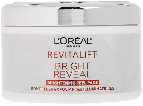 L'Oreal Paris - L’Oréal Paris Revitalift Bright Reveal Pads com Ácido Glicólico, Reduz Rugas – 50g