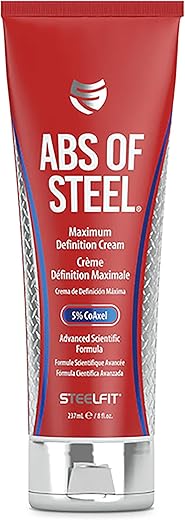 SteelFit - Abs of Steel® | Creme Definidor Máximo Ativado pelo Calor para Homens |