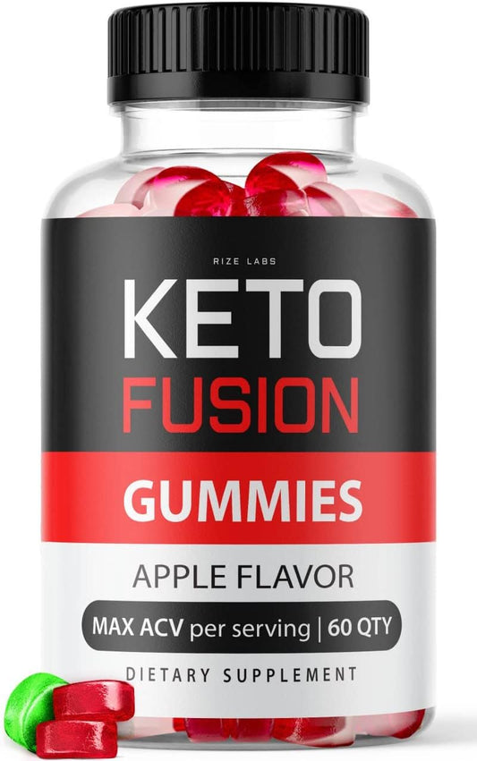 rize labs - Keto Fusion ACV Gummies – Fórmula Avançada de Gomas de Vinagre de Maçã Keto Fusion para Perda de Peso – Gomas de Vinagre de Maçã Keto Fusion (60 Gomas)