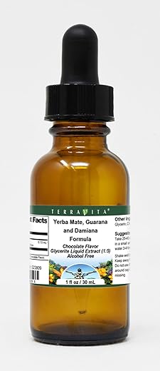 Fórmula Emagrecedora Extrato Líquido Glicerite (1:5) – Sabor Chocolate (30 ml, 2 Pacotes) - Terravita