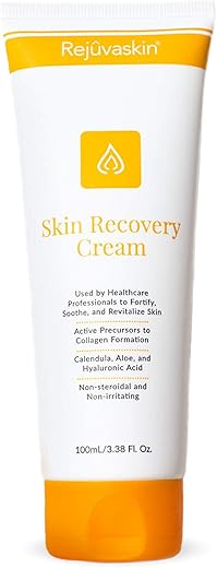 Creme Rejuvaskin com Aloe Vera – Hidratante Super Potente para Pele Seca, Ressecada, Irritada e Sensível – Creme para Recuperação da Pele – Creme para Pacientes em Radioterapia