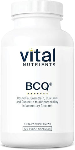 BCQ | Boswellia Vegana, Bromelina, Curcumina | 60 cápsulas | 500 mg - Vital Nutrients