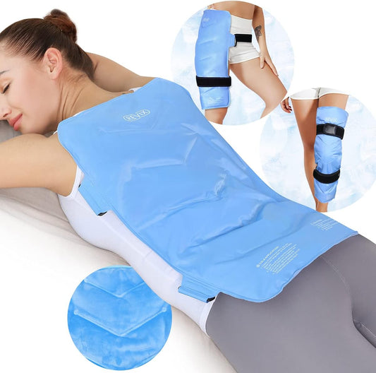 Bolsa de Gelo para as Costas, Grande e Reutilizável, Alívio da Dor e Inchaço, Hematomas – Gel de Gelo - REVIX