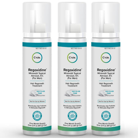 Espuma Minoxidil 5% para Homens – 60g | Estimule o crescimento capilar - Regoxidine