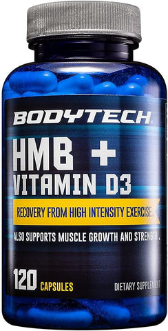 BODYTECH - BodyTech HMB Vitamina D3 – Suporte para Crescimento Muscular e Força (120 Cápsulas Vegetais)