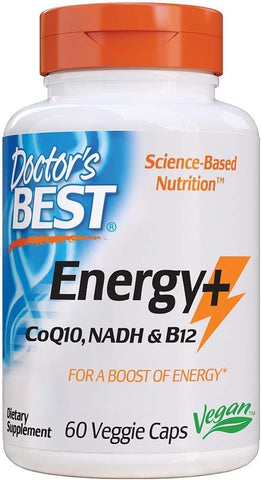 Doctor's BEST - Doctor’s Best CoQ10 Energia, NADH – 60 cápsulas, 100mg