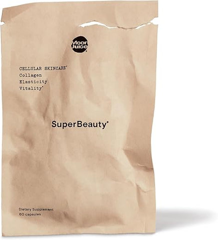 SuperBeauty – Suplemento Natural para Beleza da Pele | Vitaminas para Beleza com Antioxidantes Glutationa, Vitamina C | 60g - Moon Juice