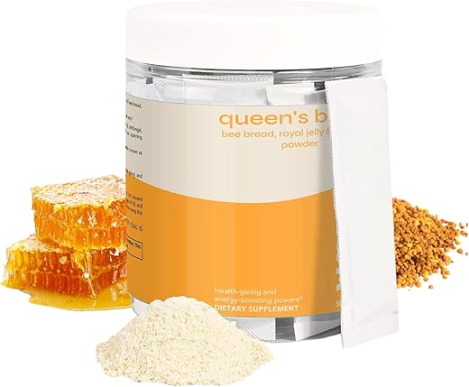 VIVE NUTRITION - Queen’s Boost – Pólen de Abelha Sem Açúcar, Geleia Real – 100g