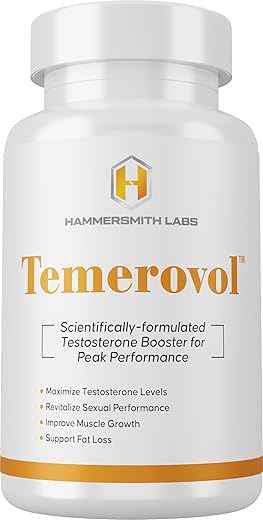 Hammersmith Labs - Temerovol – Suplemento Masculino – Aumenta Energia e Força – Marca Líder em Resultados