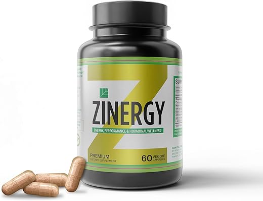 Dr. Zisman ZT Slimming Tea - Dr. Zisman ZINERGY – Energia Natural e Estimulante de Desempenho – Para Homens e Mulheres – Aumenta Energia e Vitalidade – Cápsulas Premium (60 cápsulas)