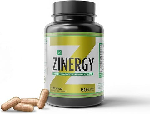 Dr. Zisman ZT Slimming Tea - Dr. Zisman ZINERGY – Energia Natural e Estimulante de Desempenho – Para Homens e Mulheres – Aumenta Energia e Vitalidade – Cápsulas Premium (60 cápsulas)
