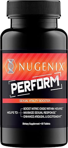 Perform – Impulsionador de Óxido Nítrico e Vitalidade para Homens – 63ct - Nugenix