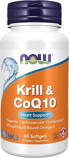 Suplementos, Krill – Ômega 3 Rico em Ácidos Graxos Essenciais – 60 Cápsulas - NOW Foods