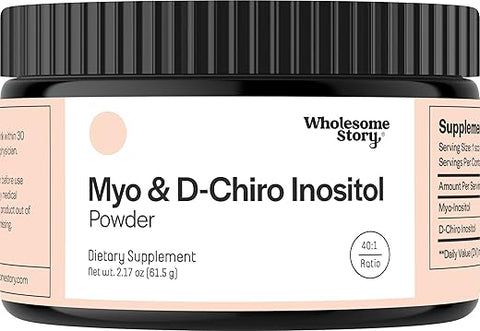 Wholesome Story - Pó de Suplemento de Inositol | Myo-Inositol – 100g | Marca em Destaque