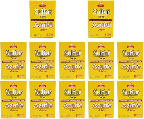 Bio Sabonete de Enxofre com Lanolina, 125g (Pacote com 12) - Grisi