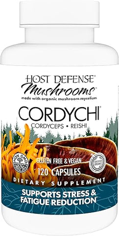 Cápsulas Host Defense CordyChi – Energia Natural – 60 cápsulas