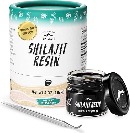 Pure Himalayan Shilajit - Shilajit Puro do Himalaia, Alta Potência Nutricional, Resina de Shilajit Grau A com 85 Minerais Traços Derivados de Plantas e Ácido Fúlvico, Energia