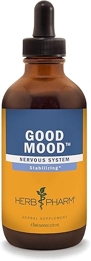 Fórmula Herbal Líquida Good Mood com Hipérico para Equilíbrio Emocional Saudável – 120 ml - Herb Pharm